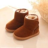 Lourdasprec New Plush Warm Baby Toddler Boots Fashion Children Snow Boots Shoes for Boys Girls Winter Shoes 1-3 Year Old Kids Ankle Boots