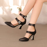 Graduation Gift Big Sale Concise Elegant Thin Heels Single Shoes Sexy Wild High Heels Large Small Size Women's Shoes Party Dress Pumps shallow Woman 7-9