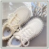 Lourdasprec White Women's Sneakers Shoes Sports Kawaii Platform Spring Flat Tennis Casual Basket Vulcanize Running Lolita Trainers 2022