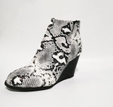 Trizchlor Pointed Toe Booties Winter Women Leopard Ankle Boots Footwear Platform High Heels Wedges Shoes Woman Bota Feminina