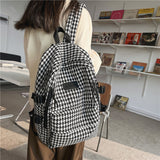 Graduation Gift Big Sale NEW Women's Luxury Fashion Knit Backpack Designer Ladies School Bag Female Large-capacity College Pattern High Quality Backpack LL9