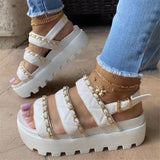 Christmas Gift Women Sandals 2022 New Woman High Heels Summer Wedge Platform Slippers Women Shoes Fashion Casual Dress Flip Flops Female Pumps