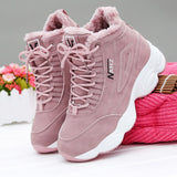 Women Winter Snow Boots Fleece Warmth Platform Lace-up Women's Boots Comfortable Inner Non-slip Sole Shoes Zapatillas Mujer