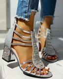 Lourdasprec Woman Sandals Shoes Sandalias Mujer 2020 Summer Style Wedges Pumps High Heels Slip on Bling Fashion Gladiator Shoes Women B405