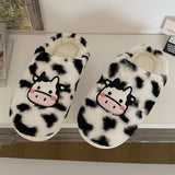 Cute Animal Slipper For Women Girls Fashion Kawaii Fluffy Winter Warm Slippers Woman Cartoon Sheep House Slippers Funny Shoes