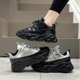 Black Patent Leather Old Shoes 2022 Spring and Autumn New Students' Lightweight and Versatile Casual Platform Platform Sneakers