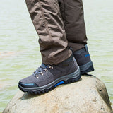 LOURDASPREC-Graduation Gift Winter Men's Hiking Shoes Waterproof Outdoor Men Boots Trekking Sport High Top Mountain Climbing Fishing Sneaker Men