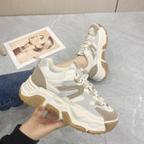 Lourdasprec QWEEK Korean Flat Platform Women's Sneakers 2022 Black Autumn New Running Sports Shoes Vulcanize Canvas Basket Tennis Lolita