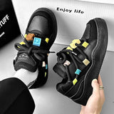 LOURDASPREC-Graduation Gift Pure White Mens Sneakers Casual Athletic Comfortable Korean Fashion Sports Chunky Shoes Harajuku Platform Vulcanized Male Shoes