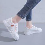 Lourdasprec 2022 Spring Women Sneakers White Casual Shoes Comfortable Walking Shoes Trend Flat Shoes Light Fashion Shoes for Girls Footwear