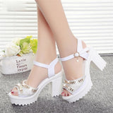 Graduation Gift Big Sale  Designer 2022 new sexy fashion women's sandals summer diamond fish mouth muffin platform High heels casual slippers womens shoes