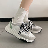 Lourdasprec Women's 2022 Fall New Design Enhanced Breathable Casual Sneakers Woman Shoes Canvas Shoes