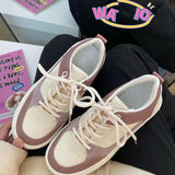 Lourdasprec QWEEK Canvas Platform Women's Sneakers Blue Pink White Sports Shoes 2022 New Japanese Korean Casual Summer Basket Flat Rubber