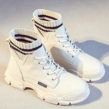 Lourdasprec Apanzu Women Boots Winter Shoes Woman Warm Plush Leather Sock 2022 Fashion Ankle Snow Boots For Women Female Booties Footwear