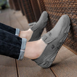 LOURDASPREC-Graduation Gift Men Casual Shoes Summer and Spring Newly Loafers Fashion Style Sports and Leisure Tide Booties Soft Soles Outdoors Sneakers