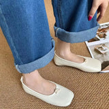 Lourdasprec Flats Shoes Women Loafers for Female Ballerinas Mary Janes Ladies on Sales with Free Shipping Mules Sandals Slingback Moccasins