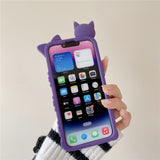 Lourdasprec-Harajuku Kawaii Sailor Moon Inspired Purple iPhone Case