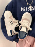 Lourdasprec Lolita Pink Blue Women Casual Shoes Platform Sneakers Vulcanize Running Canvas Tennis Flat Korean Rubber Japanese Fashion Spring